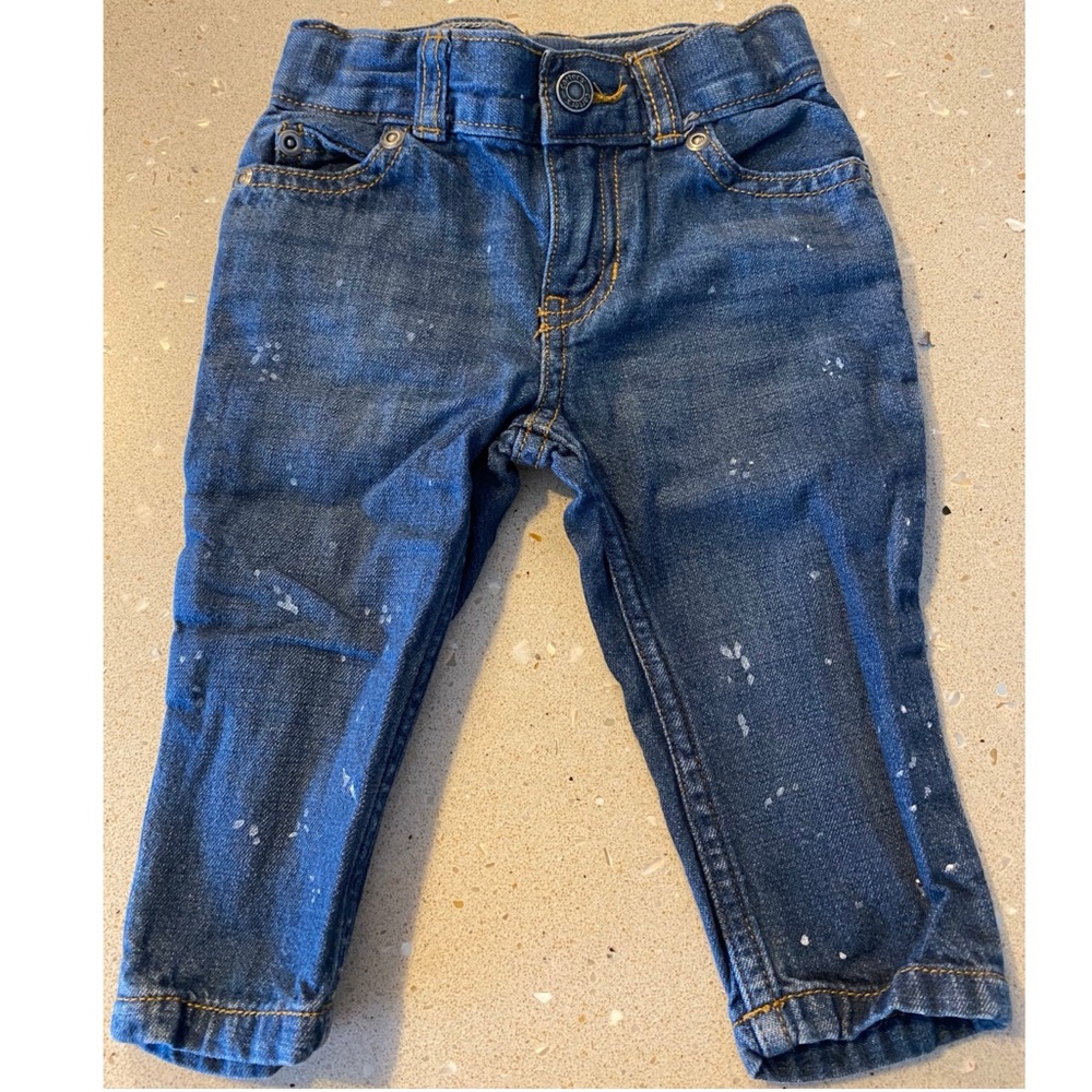 Straight Leg Denim Work Jean